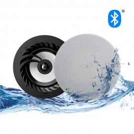 Lithe Audio 6,5" Bluetooth 5 IP44 Banyo Tavan Hoparlörü Stereo Set (1 Aktif + 1 Pasif)